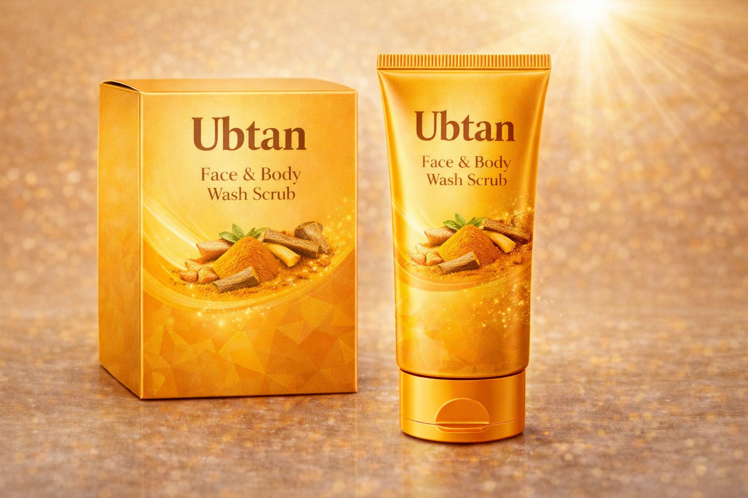 Ubtan Face Body Wash Scrub